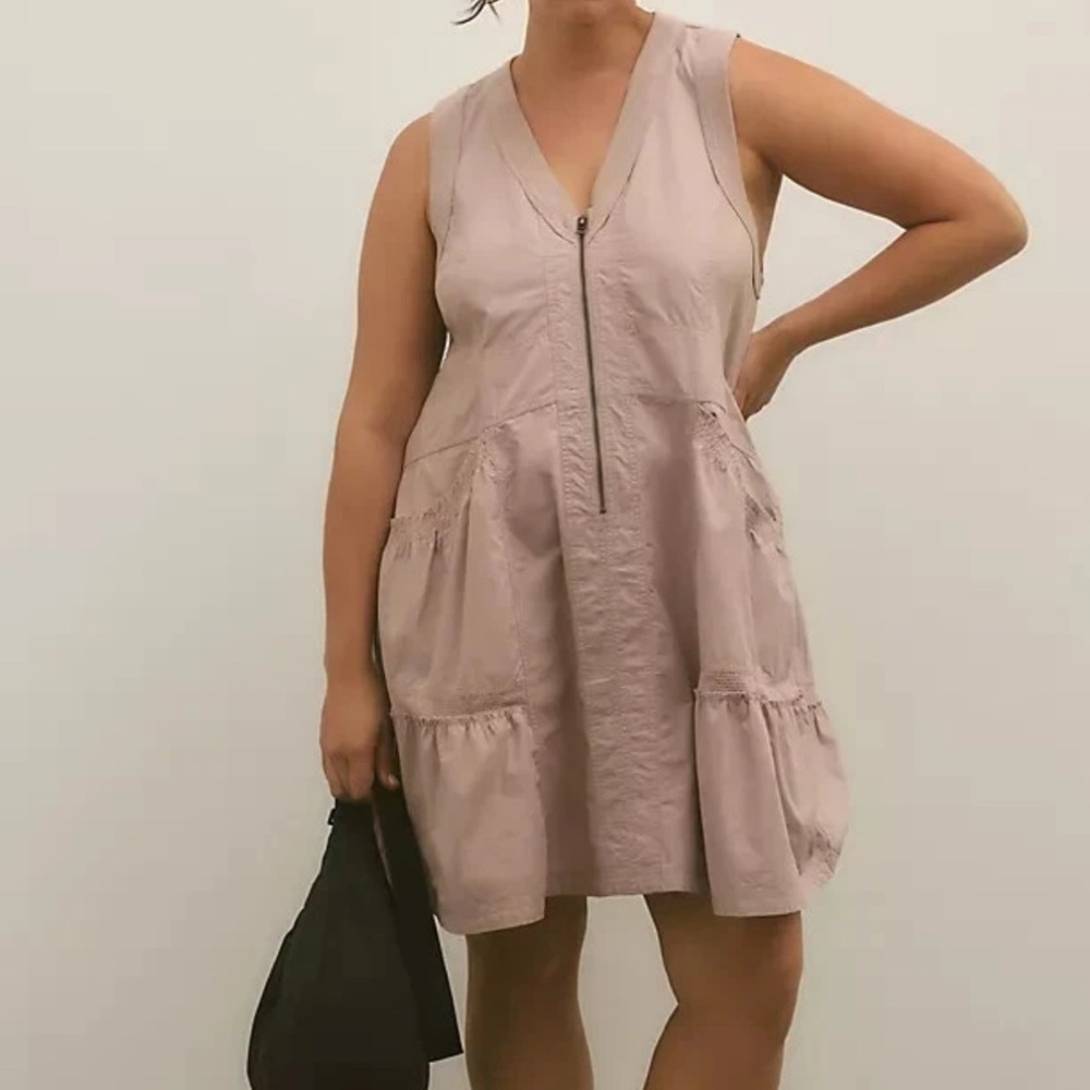 Anthropologie Daily Practice Sleeveless Mini Dress in Soft Pink